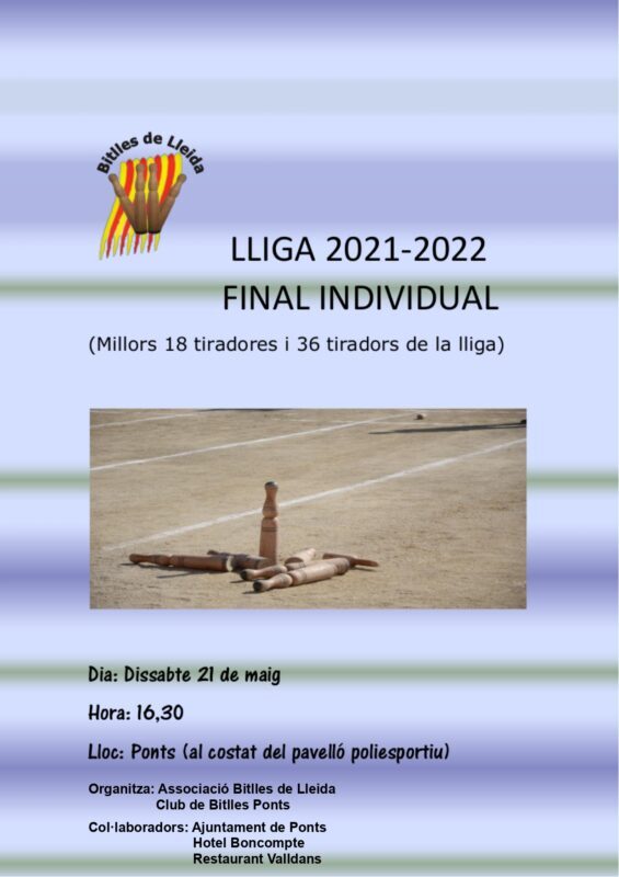 Cartell final individual 2021-2022